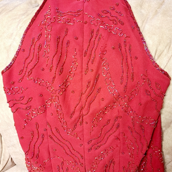 Mock Neck Beaded Top - Picture 3 of 4
